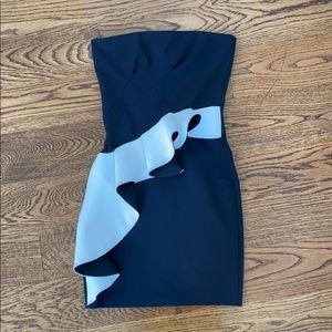 Zara strapless dress